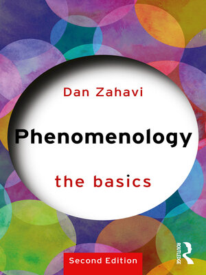 cover image of Phenomenology